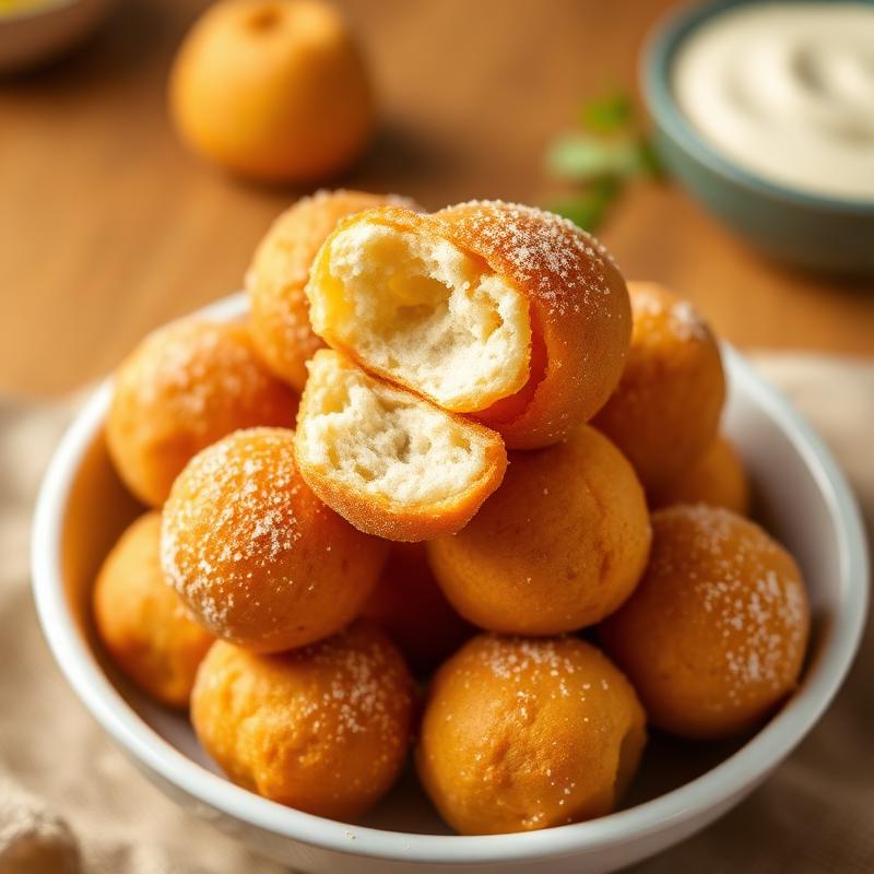 Bowl of puff puff